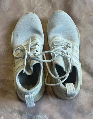 adidas White Women's Lace-Up Sneakers thumbnail 1