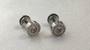 CZ Cubic Zirconia Stud Earrings for Men Women Streetwear Unisex Style thumbnail 4