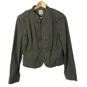 Halogen Green‎ Military Cropped Jacket S thumbnail 1
