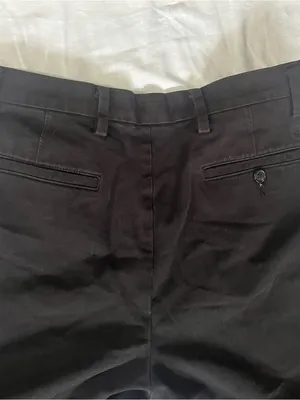 Men's Black Chino Pants Size 10 thumbnail 7