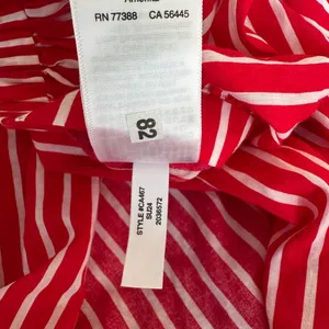 NWOT J. Crew Cotton Voile Beach Coverup Skirt Red & White Stripes Sz L Sold Out thumbnail 7