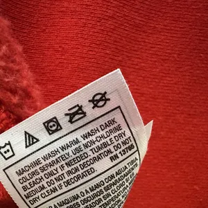 Vintage XL Sweatshirt Red‎ Long Sleeve Born in the USA Fruit of the Loom Heavy thumbnail 8