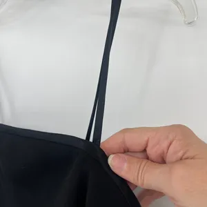 Vtg 90s Jones New York Asymmetric Dress Sz 6 LBD Slip Y2K Grunge Cocktail Hoco thumbnail 3