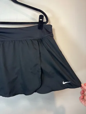 Nike Solid Element Board Skirt Skort Black Activewear Athleisure Zip Pocket XXL thumbnail 5