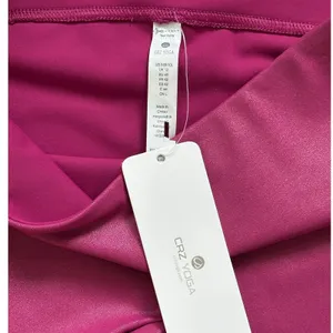 CRZ YOGA Faux Leather High Waisted 26.5" Leggings Ankle Length Magenta Purple M thumbnail 5