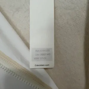 NWT Calvin Klein Sherpa and Windbreaker Half Zip Mock Neck Jacket Large thumbnail 7