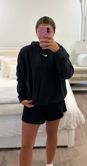 Nike Black Women's Pullover Hoodie thumbnail 1