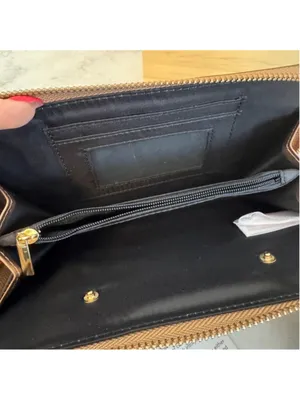 Women's Metallic Bronze Wristlet Wallet with Power Bank & USB Charger thumbnail 4