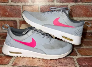 Pre-Owned Nike Air Max Thea GS Youth Gray Sneakers Shoes Size 5Y 814444-002 thumbnail 1