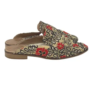 Free People At Ease Brocade Embroidered Loafer Mule Size 39 EU thumbnail 3