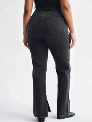 Abercrombie & Fitch Curve Love Ultra High Rise 90s Straight Jean thumbnail 2