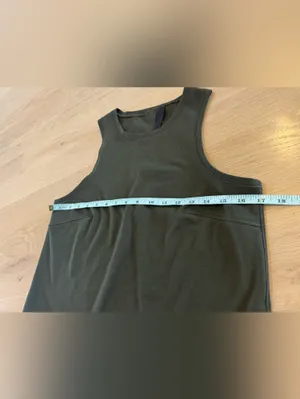 Lululemon Minimal Tank Dark Olive MEASUREMENTS thumbnail 6