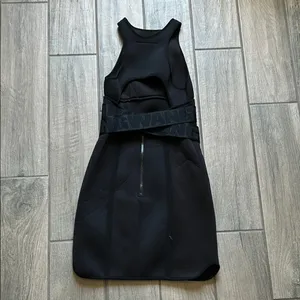 H&M Black Sleeveless Halter Sheath Dress thumbnail 4