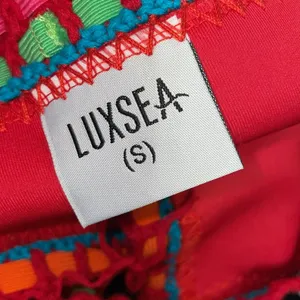Luxsea swimwear red crochet bikini top thumbnail 4
