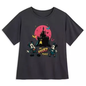 2023 Disney Parks Halloween My Spooky Place Shirt Mickey Minnie Mouse New Large thumbnail 1