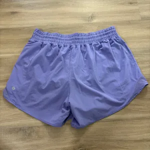 Lululemon Hotty Hot High-Rise Lined Short 4" Dark Lavender Women Size 10 thumbnail 3