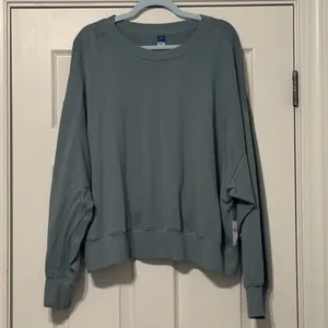 Crewneck Sweatshirt | Old Navy | Teal | XXL | NWT thumbnail 2