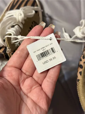American Eagle Faryl Robin Animal Print High Top Sneakers Size 7 NWT thumbnail 9