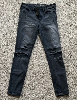 American Eagle‎ Jegging Black skinny Jeans thumbnail 1
