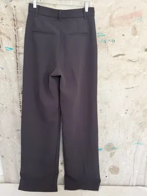 Aritzia Wilfred the Effortless Pant Crepette in Elegant Charcoal thumbnail 4