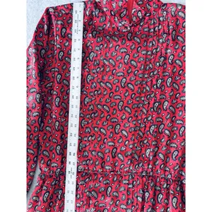 Vintage Talbots Paisley Maxi Dress Prairiecore Cottagecore Long Sleeve Womens 12 thumbnail 8