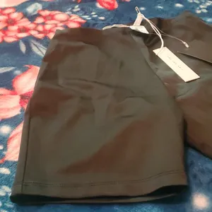 Revolve Are you am I black mini shorts thumbnail 5