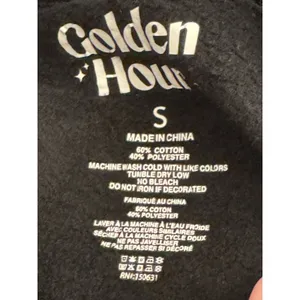 Skeleton Space Time Graphic Sweatshirt GOLDEN HOUR Size Small Black‎ Black thumbnail 4