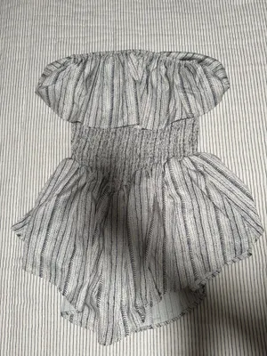 Mini Dress Romper Gray thumbnail 1