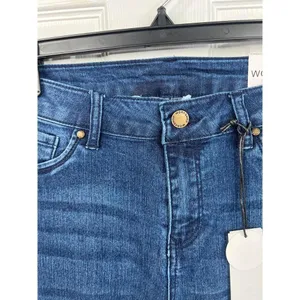 WORKSHOP Republic Jeans Size 6 Dark Blue High Rise Cuffed Skinny Ankle Stretch thumbnail 4