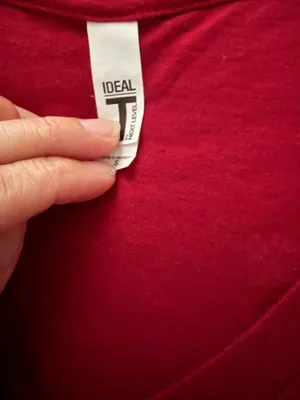 Red Tee with Dancing Skeleton Graphic Size S thumbnail 4