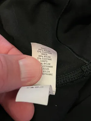 OFFLINE By Aerie Skort Womens Large Black Crossover Waist Lined Athletic thumbnail 5