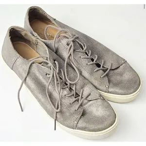 TOMS Sneakers Womens‎ Size 9 Metallic Gray/Silver Shoes thumbnail 1