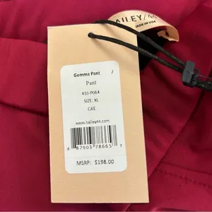 Bailey‎ 44 Gemma Straight Leg Pants Cabernet Size XL thumbnail 10