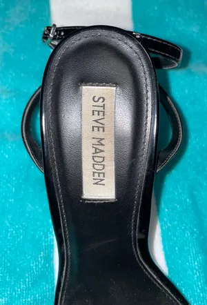 Steve Madden Bradshaw Heels Black Bow thumbnail 5