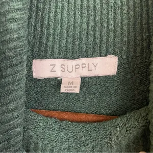 Z Suppy Cyprus Green Richie Turtleneck Relaxed Fit Sweater‎ Size M thumbnail 3