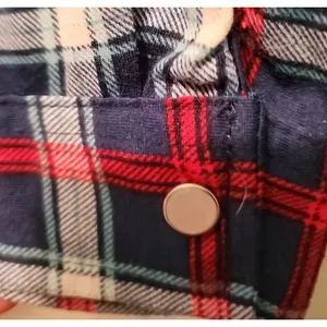Passport Plaid Flannel‎ Shirt Long Sleeve Western Style Button Up Shirt Medium thumbnail 3