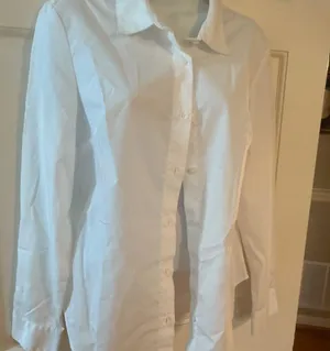 Tommy Hilfiger Navy and White Tag Shirt thumbnail 1
