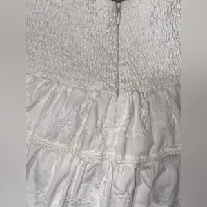 Zara White Tiered Women's Skirt thumbnail 6