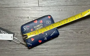 Peanuts snoopy small mini coin wallet clutch thumbnail 5