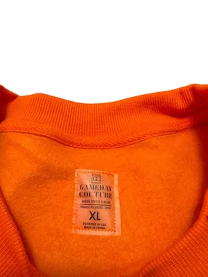 Cleveland Browns Rhinestone Sweatshirt Orange Size XL thumbnail 7