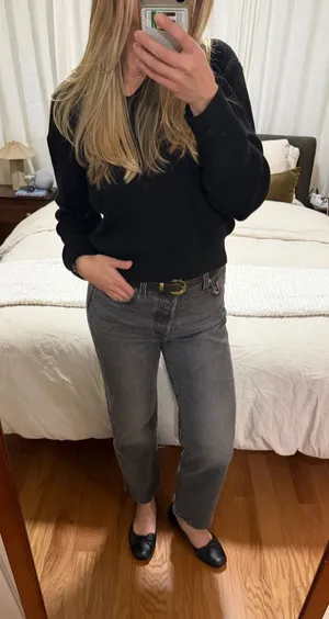 Straight Leg Black Levi’s Jeans thumbnail 1
