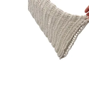 Free People Caught Up Crochet Bell Sleeve Crop‎ Sweater Boho Womens Size Small thumbnail 9