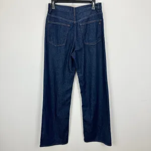 Madewell The Perfect Vintage Wide-Leg Jean in Airy Denim Rinse Wash US 27 NWT thumbnail 9