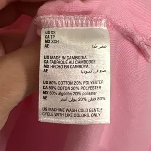 Hot Pink Terry Cloth Top T-Shirt Sz XS Beach Barbiecore Baby Tee Summer Surf‎ thumbnail 3