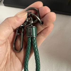 Car Keychain Carabiner Keychain for Men Women Braided Rope Bag Charm Key Rings thumbnail 5