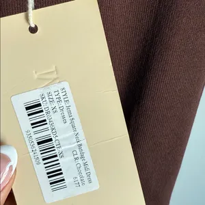 NEW Meshki Jenna Square Neck Bandage Midi Dress XS thumbnail 9