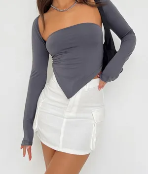 Princess Polly NWT  white cargo skirt thumbnail 1