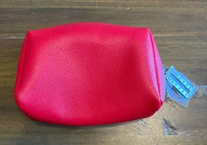 Dior Red Cosmetic Bag Hot Clutch Bag Make Up Case Travel Pouch Logo Small thumbnail 4
