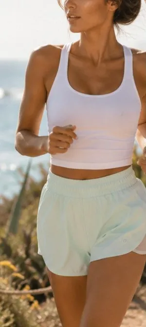 Lululemon Hotty Hot Shorts 4” Tall Size 6 Mint Green Athletic Running thumbnail 1