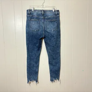 Vervet Flying Monkey Skinny Frayed Hem Distressed Y3524 Size 32 thumbnail 3